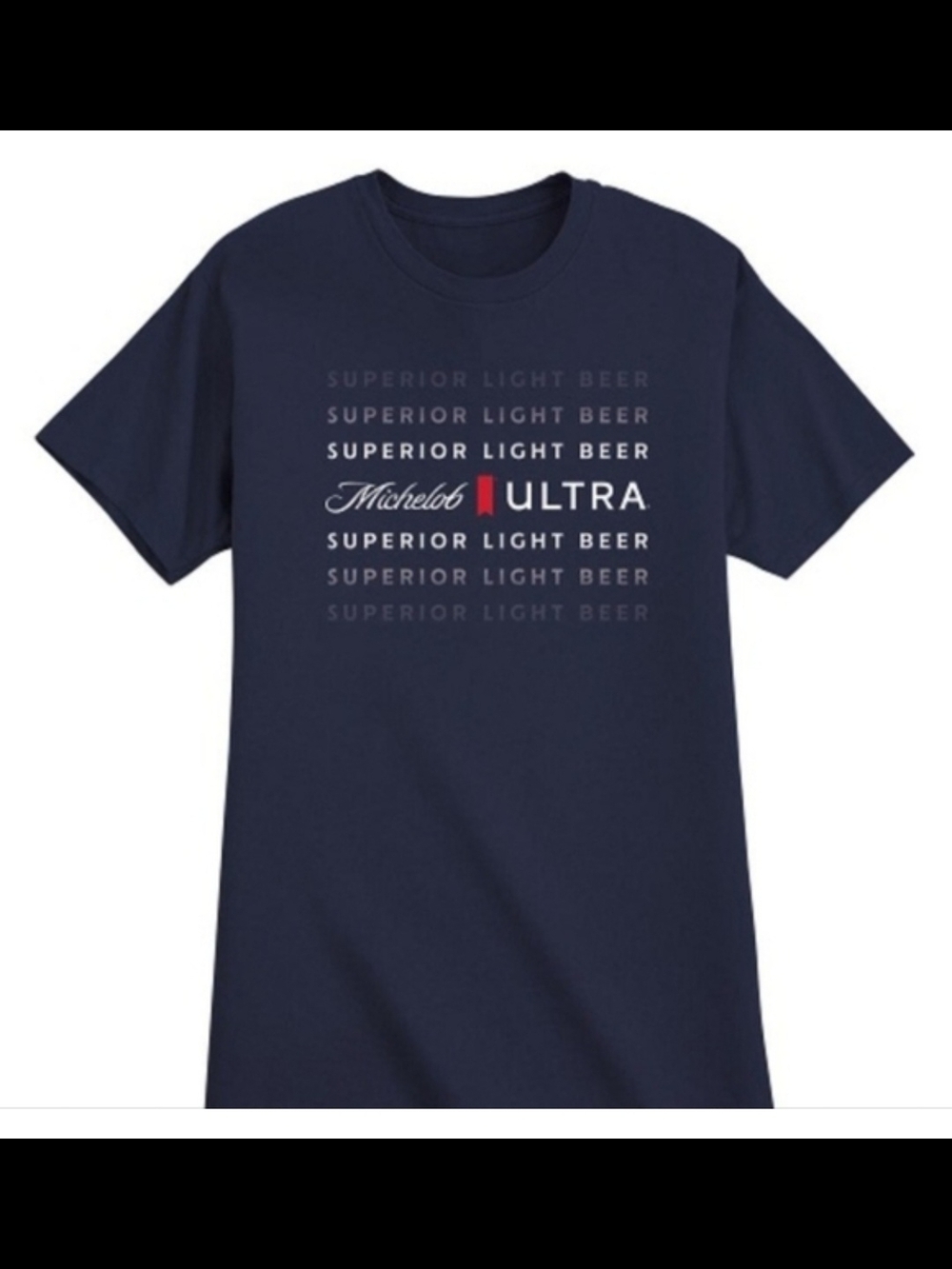 Men's Navy Logo Graphic T‑Shirt